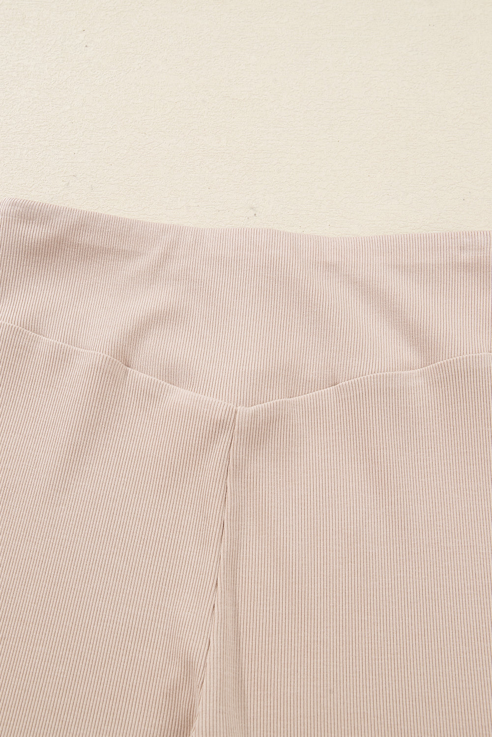 Jet Stream Solid Color Oversize Slit Sweatshirt Ribbed Leggings 2pcs Set