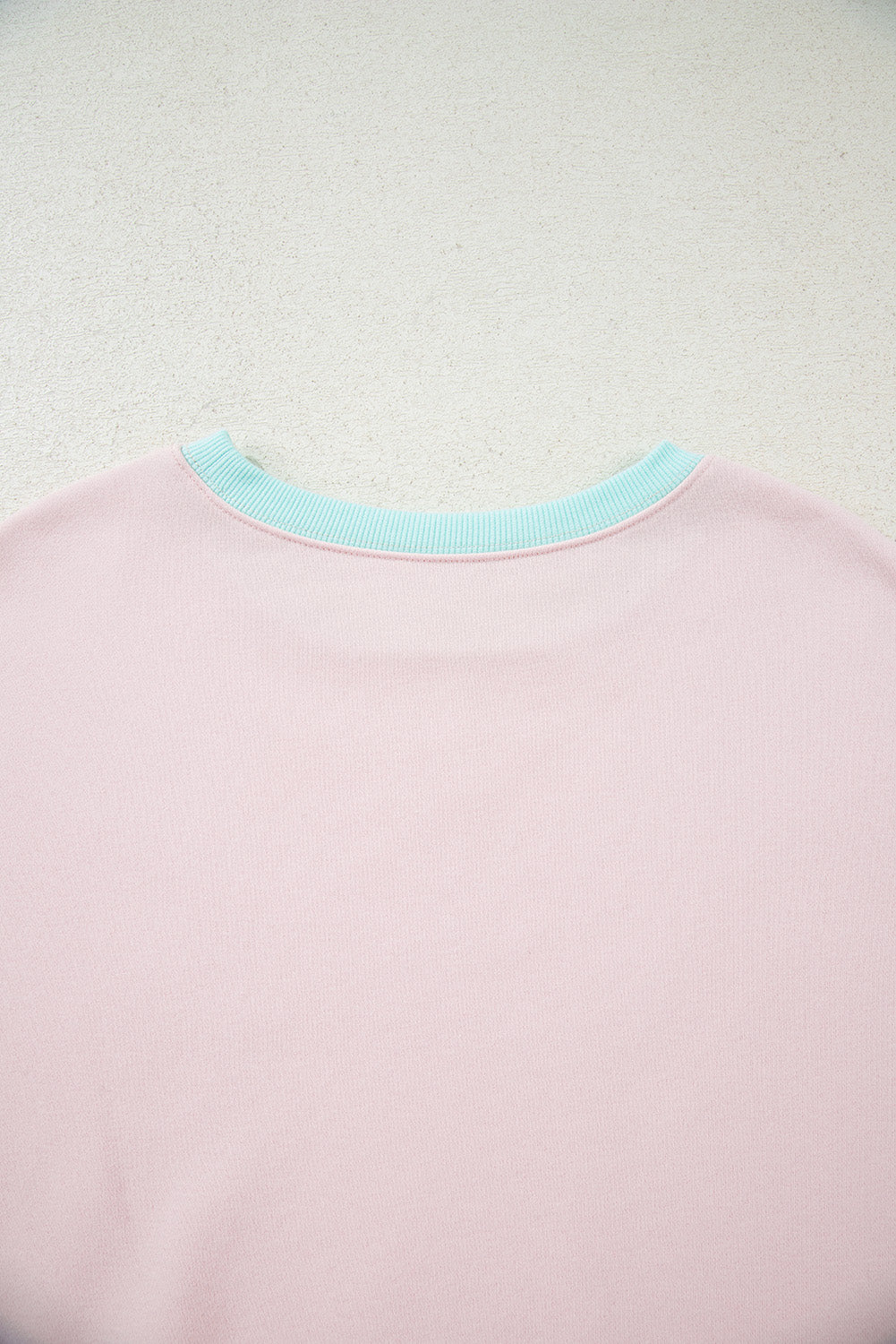 Delicacy Striped Colorblock Patchwork Drop Shoulder Sweatshirt