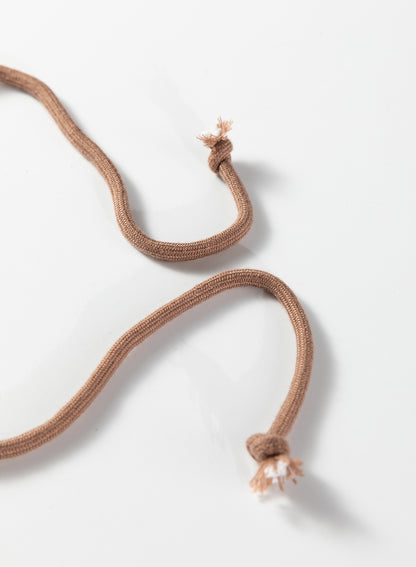 Dark Khaki Polo Collar V Neck Pullover and Drawstring Sweatpants Set