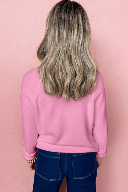 Blackish Green MERRY Letter Pattern Christmas Raglan Sleeve Sweater