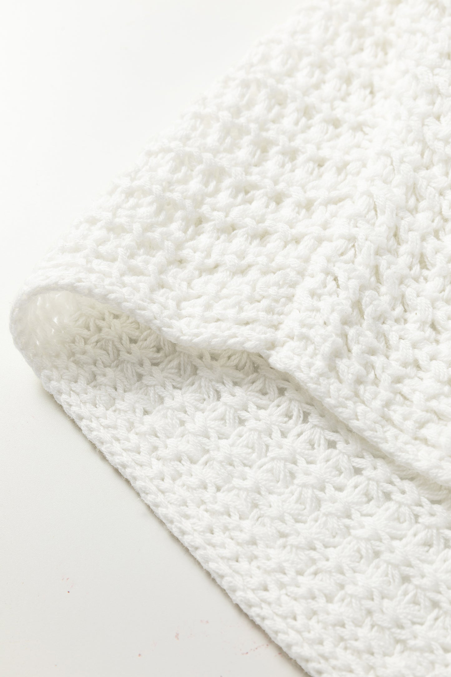 Camel Hollowed Detail Wide Sleeve Loose Pullover Sweater