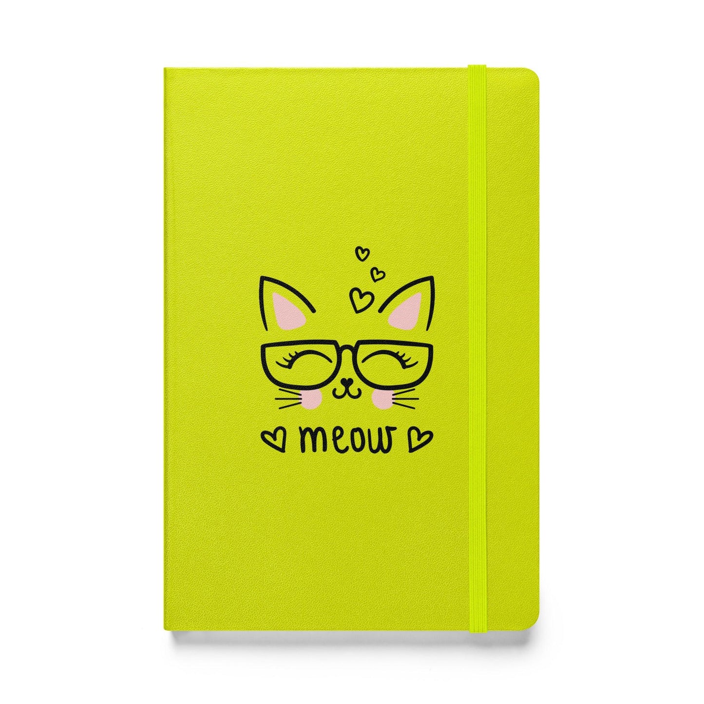 Cat Meow Hardcover bound notebook - L & M Kee, LLC