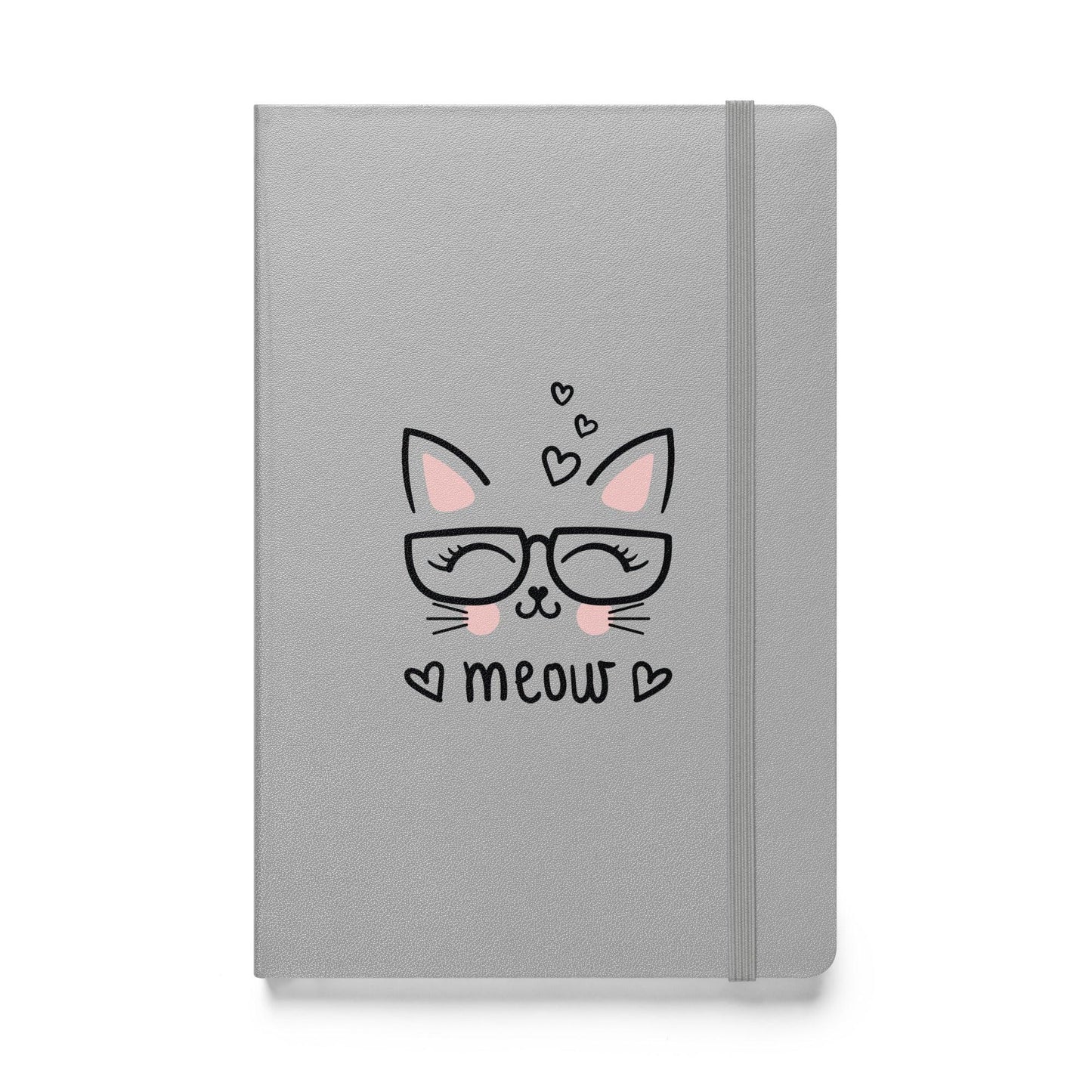 Cat Meow Hardcover bound notebook - L & M Kee, LLC