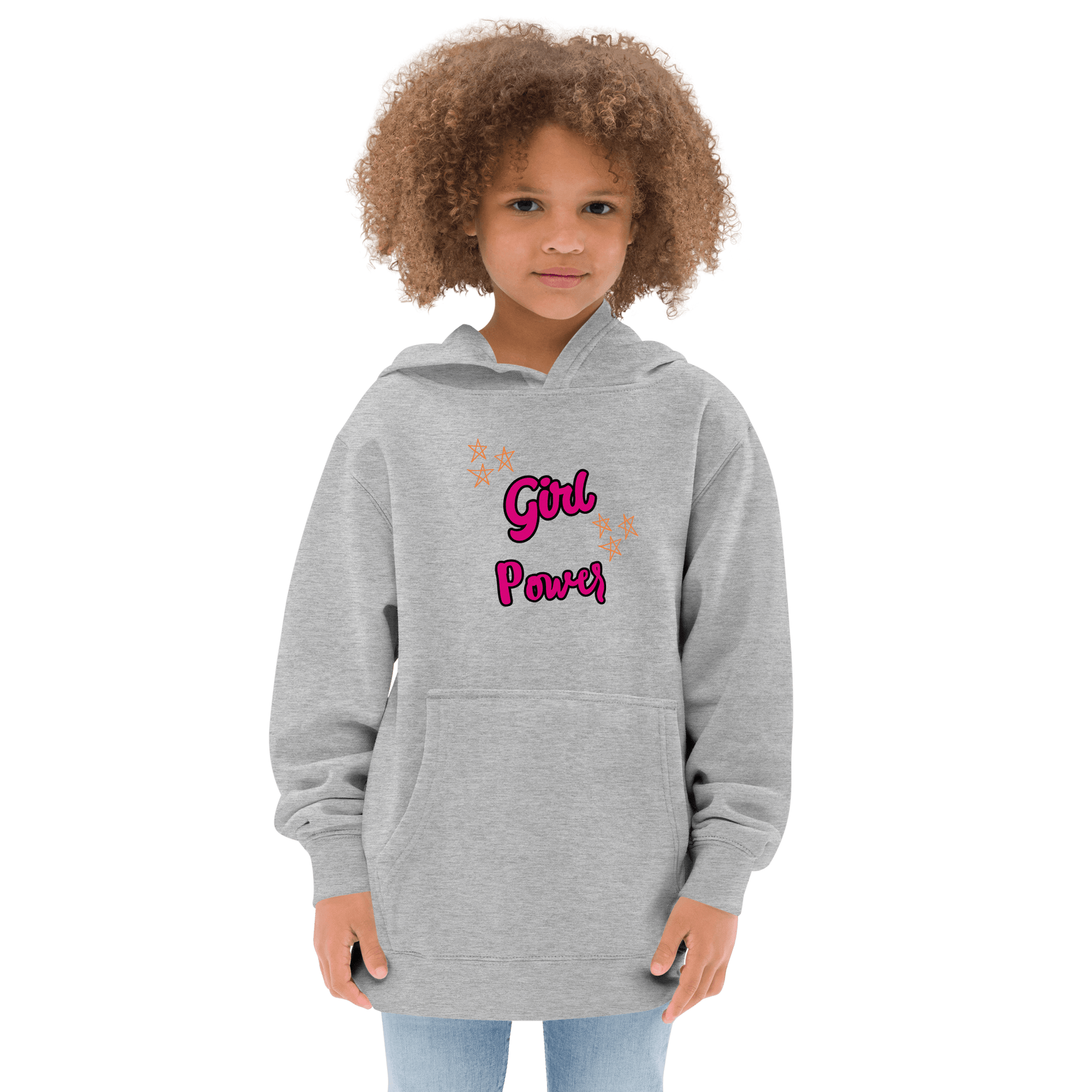 Girl Power Kids fleece hoodie - L & M Kee, LLC