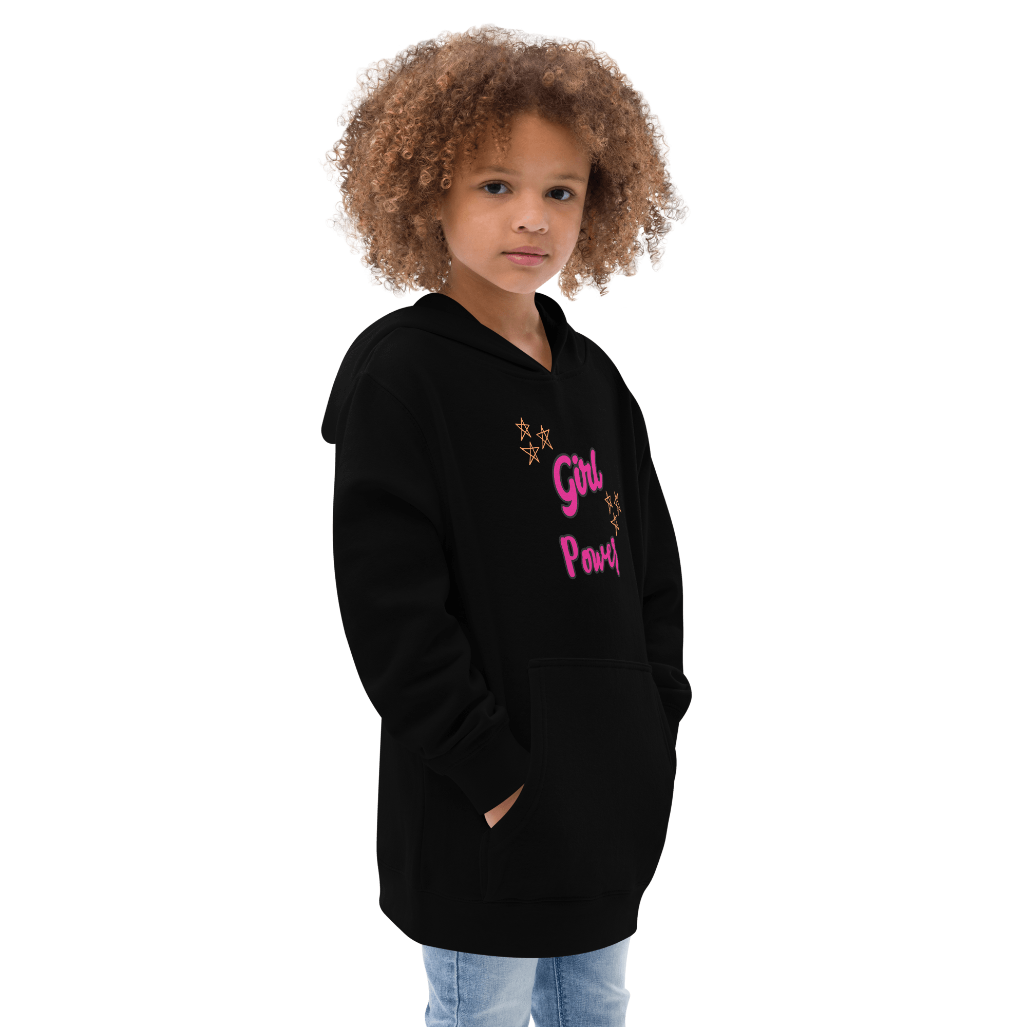 Girl Power Kids fleece hoodie - L & M Kee, LLC