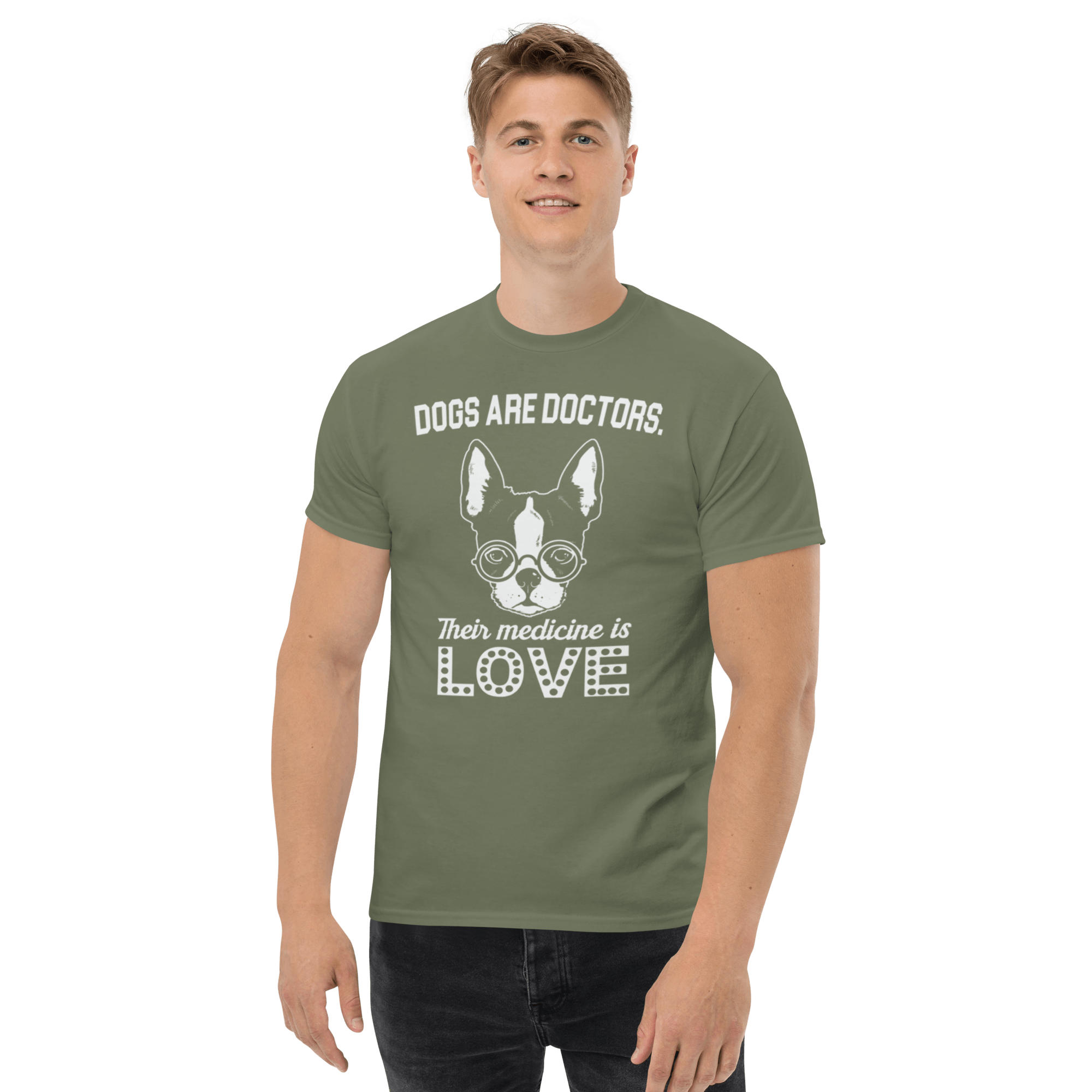Dog's Are Doctors T-shirt - L & M Kee, LLC