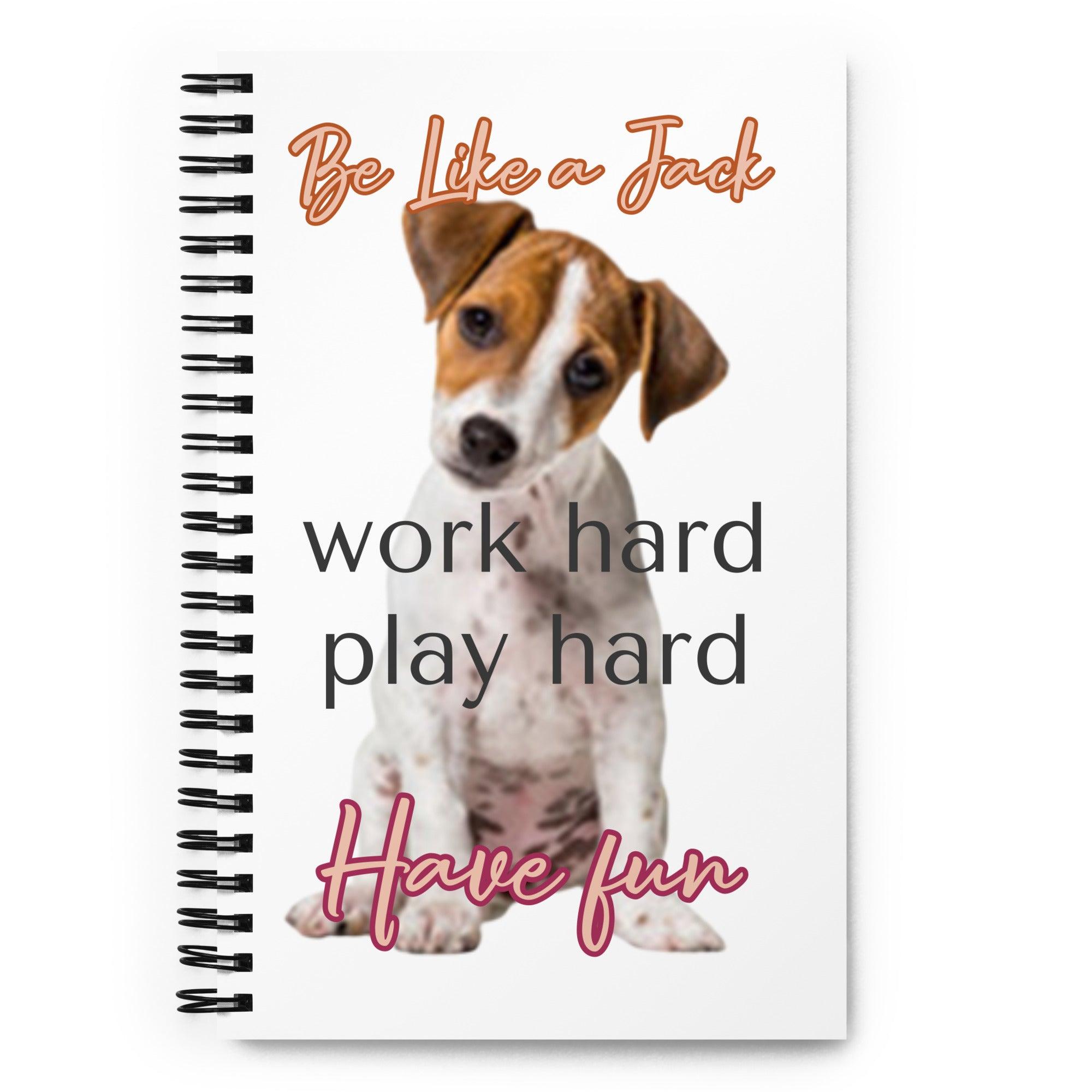 Be Like A Jack Spiral notebook - L & M Kee, LLC