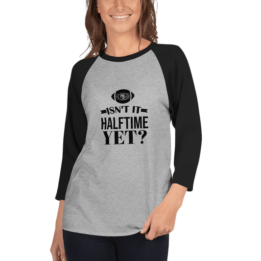 Super Bowl Half Time 3/4 sleeve raglan shirt - L & M Kee, LLC