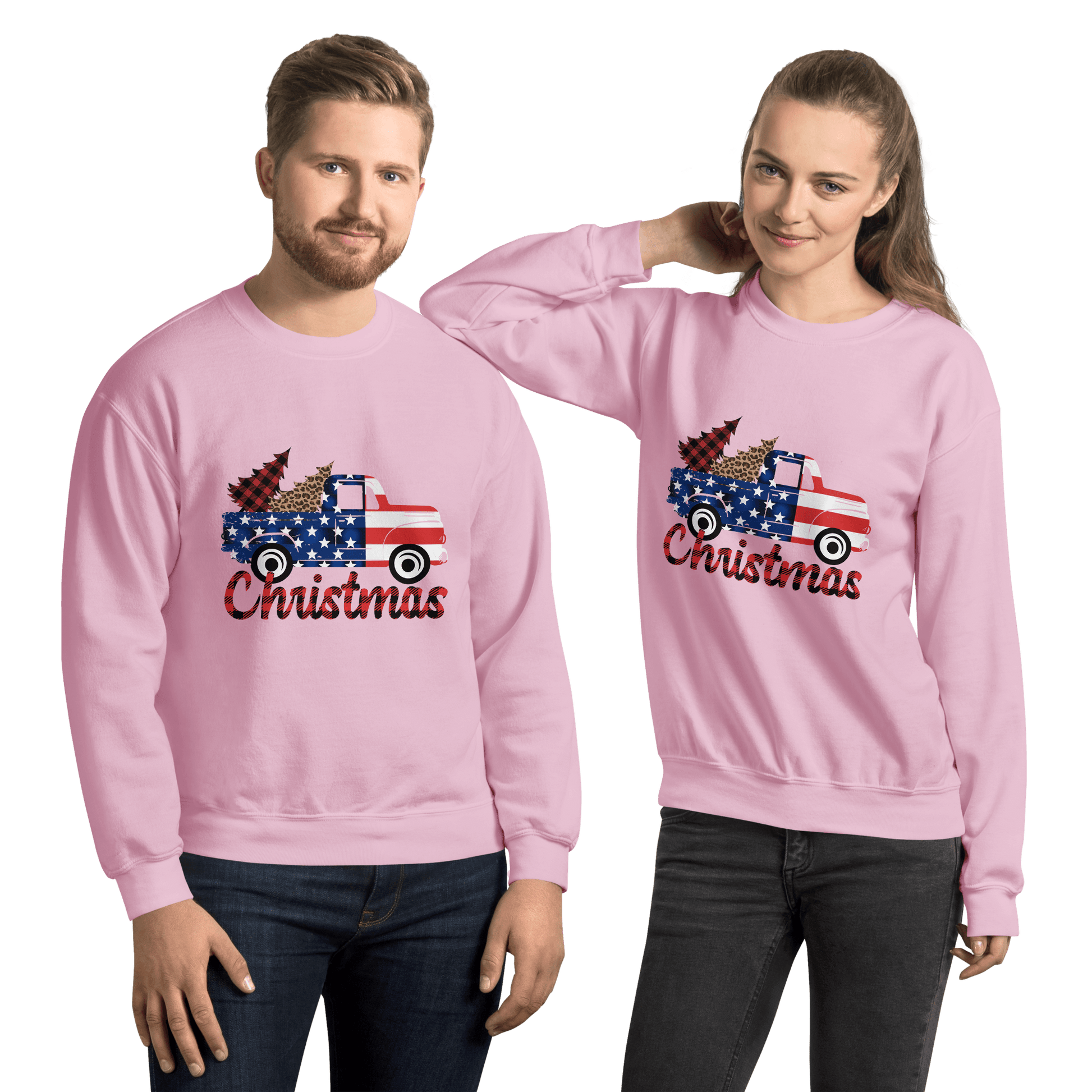 Christmas Truck Sweatshirt - L & M Kee, LLC