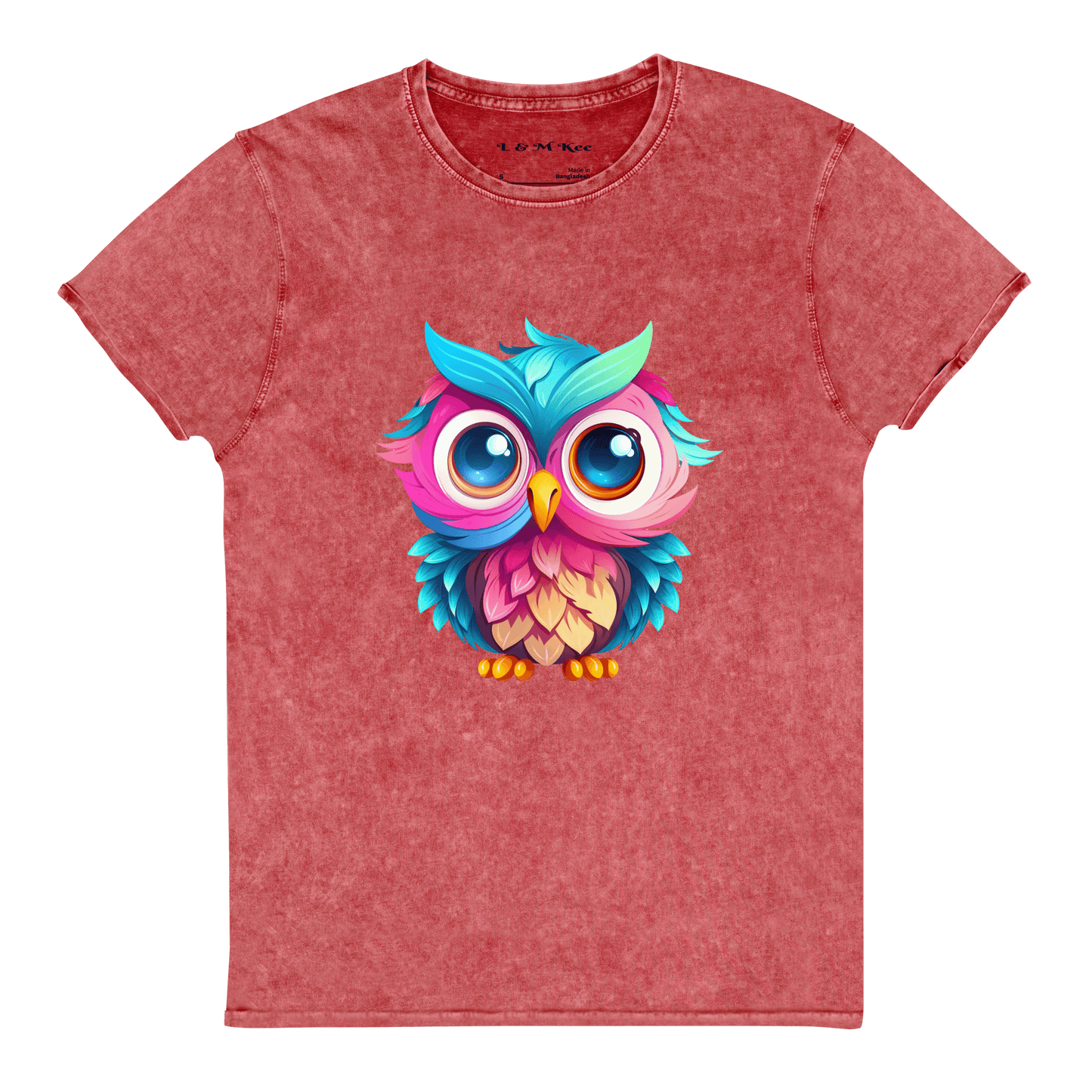 Owl Denim T-Shirt - L & M Kee, LLC