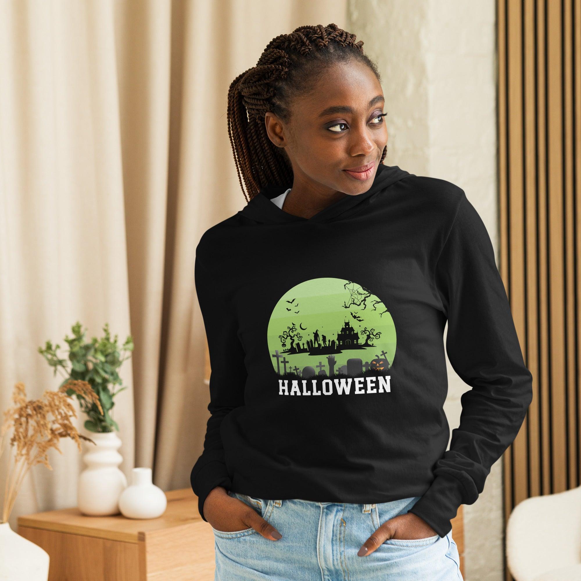Halloween Hooded long-sleeve tee - L & M Kee, LLC