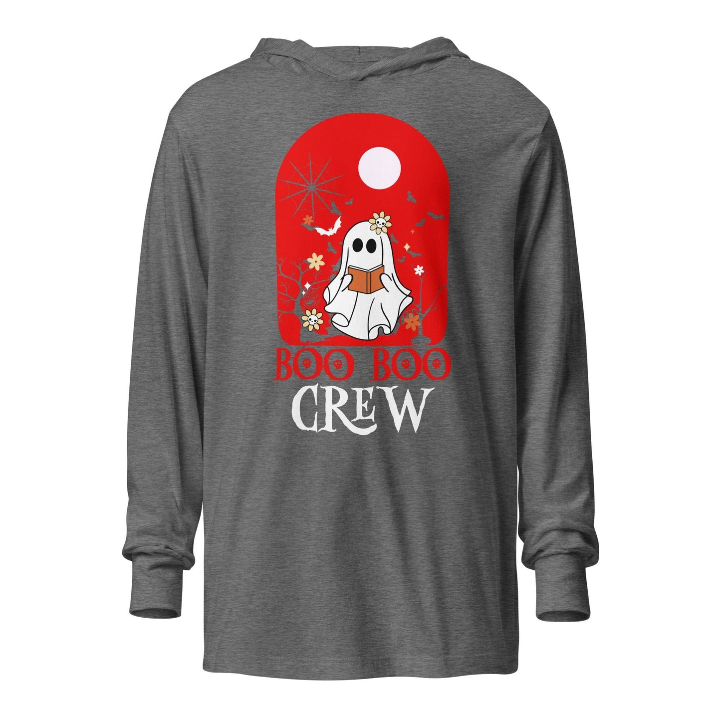 Boo Crew Hooded long-sleeve tee - L & M Kee, LLC