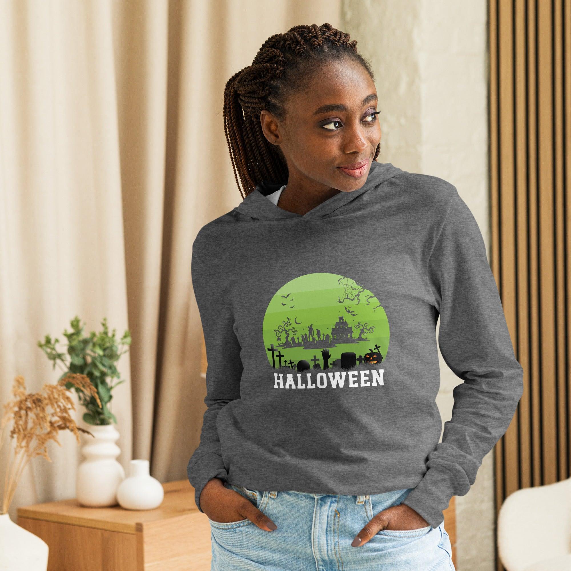 Halloween Hooded long-sleeve tee - L & M Kee, LLC