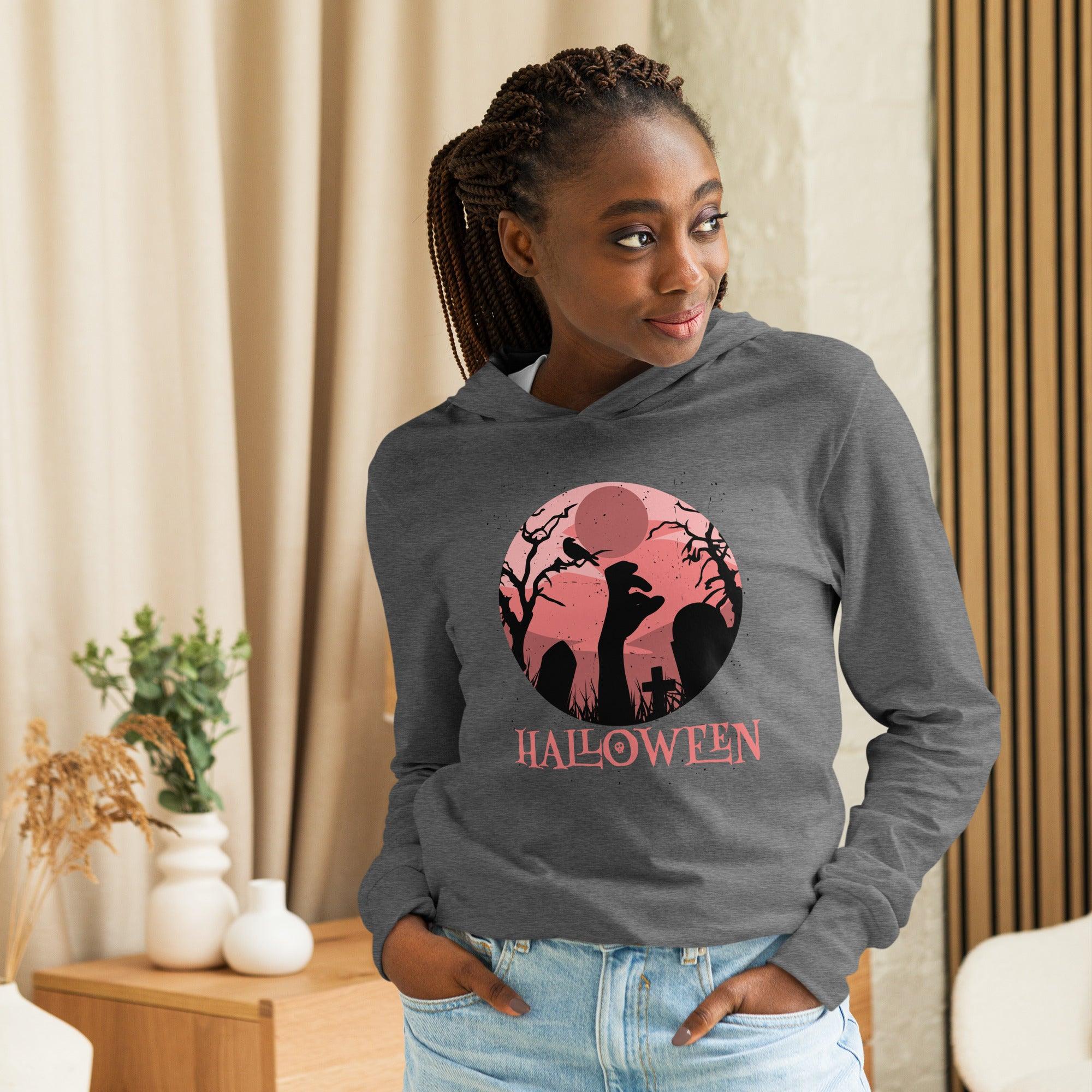 Halloween Dead Hooded long-sleeve tee - L & M Kee, LLC