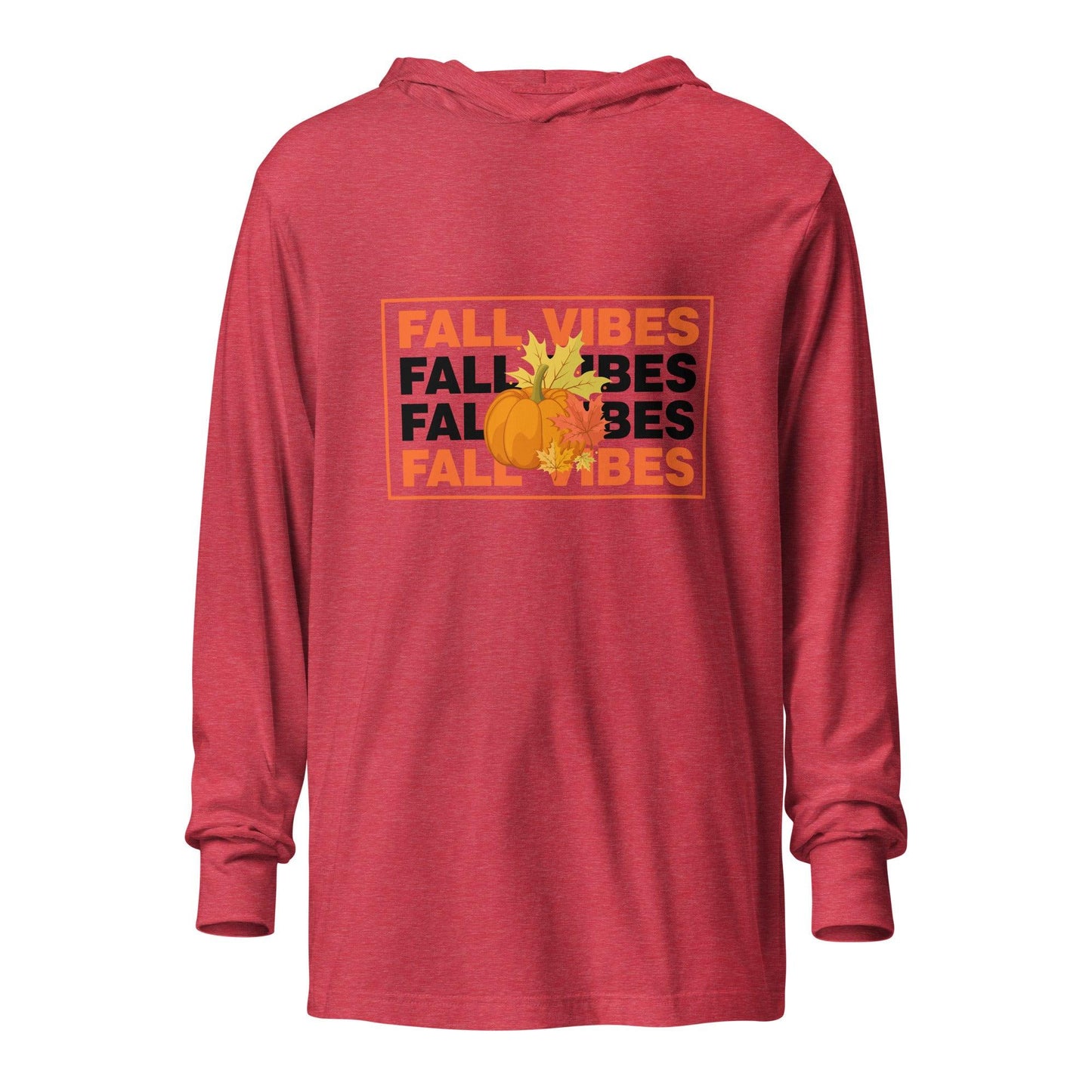 Fall Vibes Hooded long-sleeve tee - L & M Kee, LLC