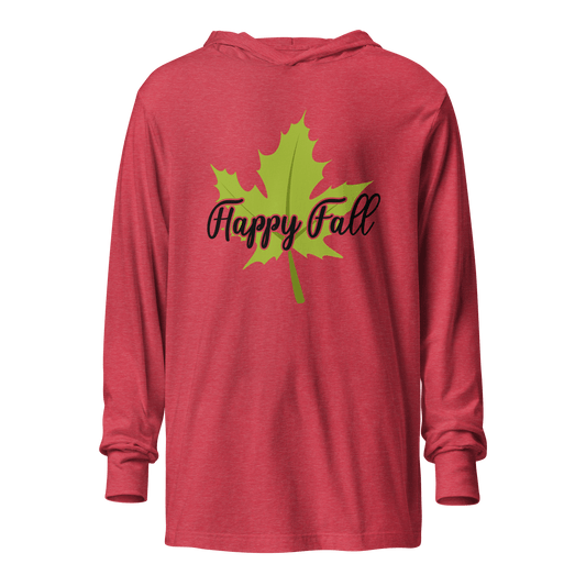 Happy Fall Hooded long-sleeve tee