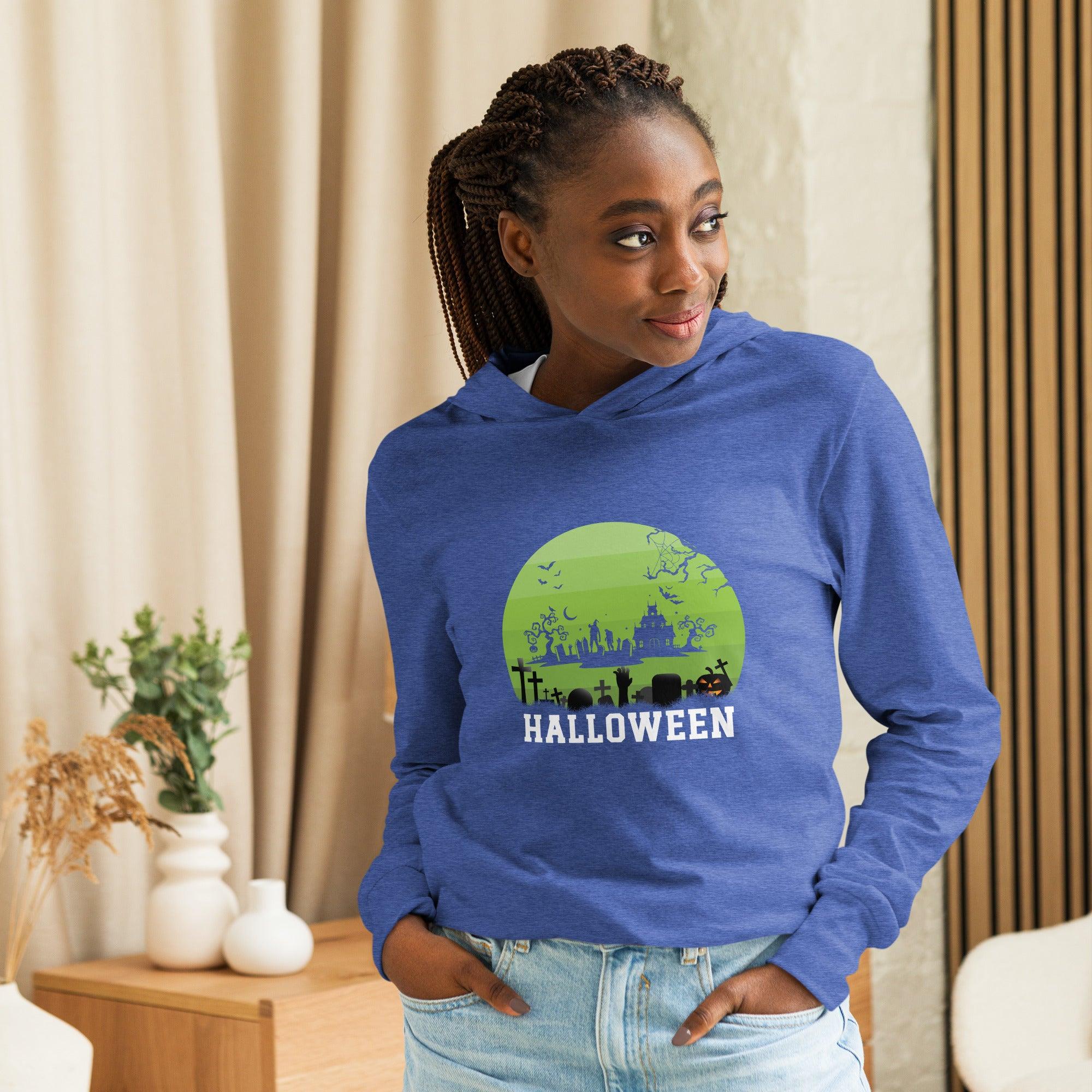 Halloween Hooded long-sleeve tee - L & M Kee, LLC