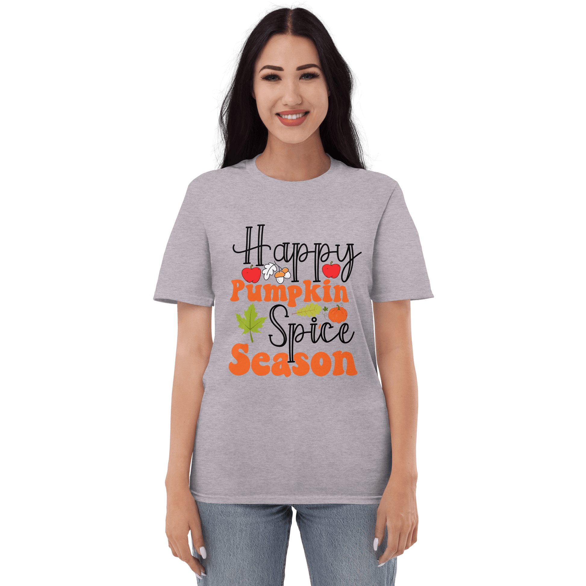 Happy Pumpkin Spice Season Short-Sleeve T-Shirt - L & M Kee, LLC