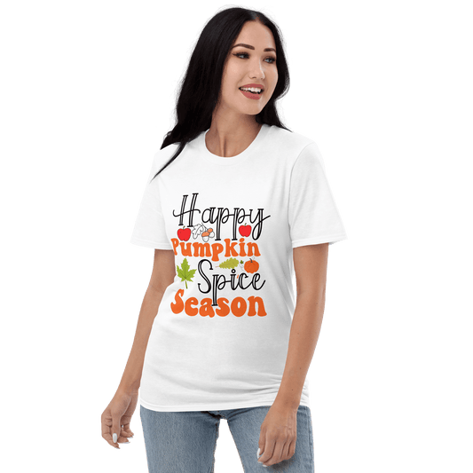 Happy Pumpkin Spice Season Short-Sleeve T-Shirt - L & M Kee, LLC