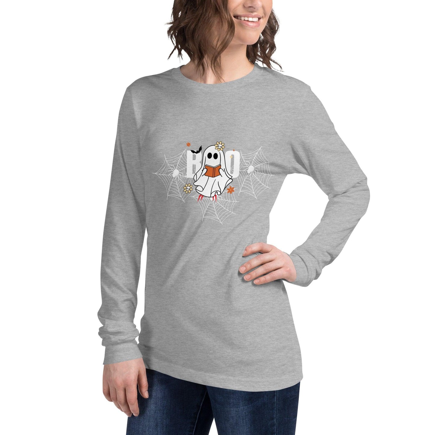 Boo Long Sleeve Tee - L & M Kee, LLC