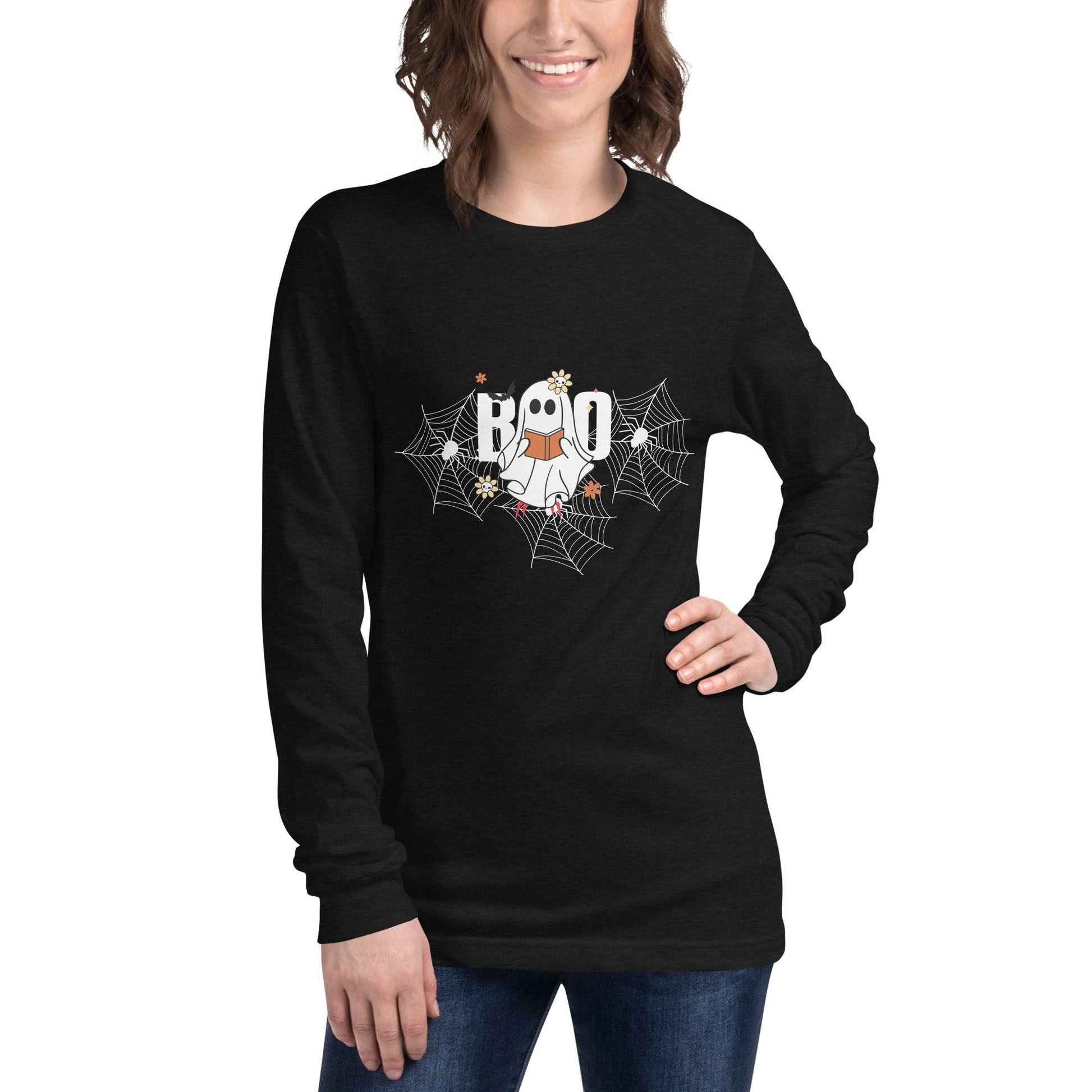 Boo Long Sleeve Tee - L & M Kee, LLC