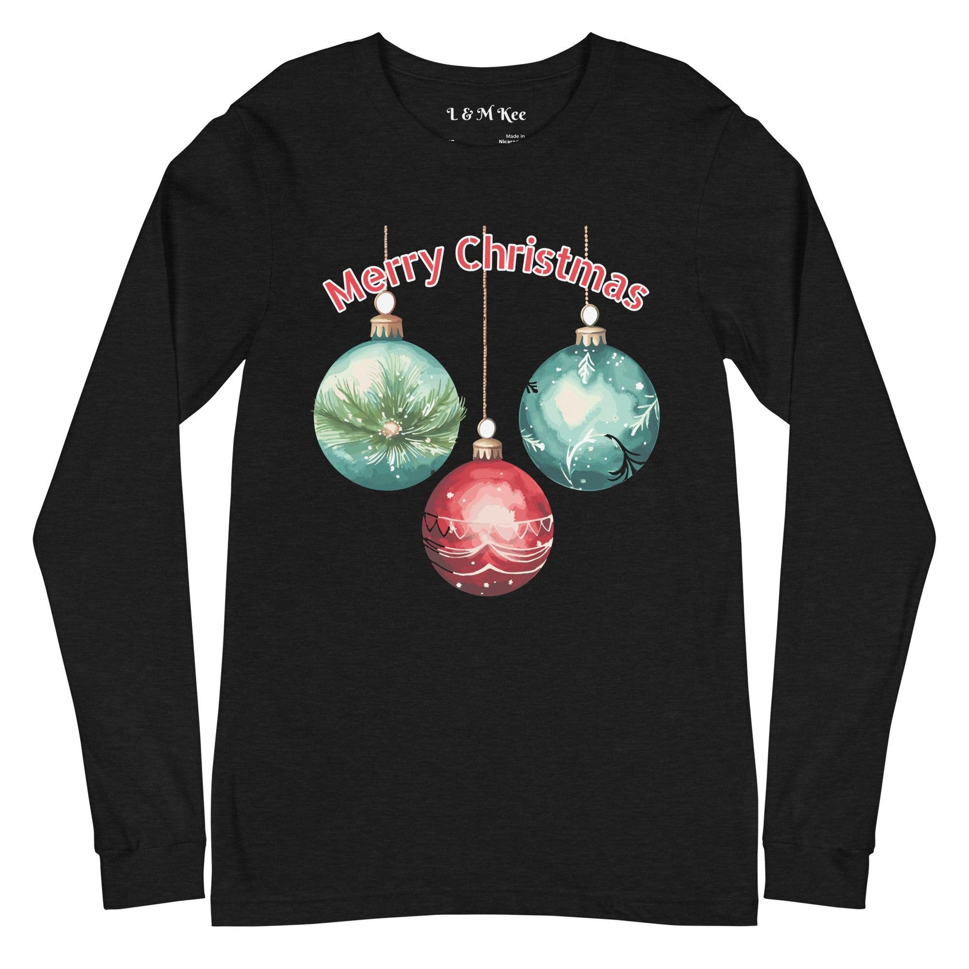 Merry Christmas Unisex Long Sleeve Tee - L & M Kee, LLC