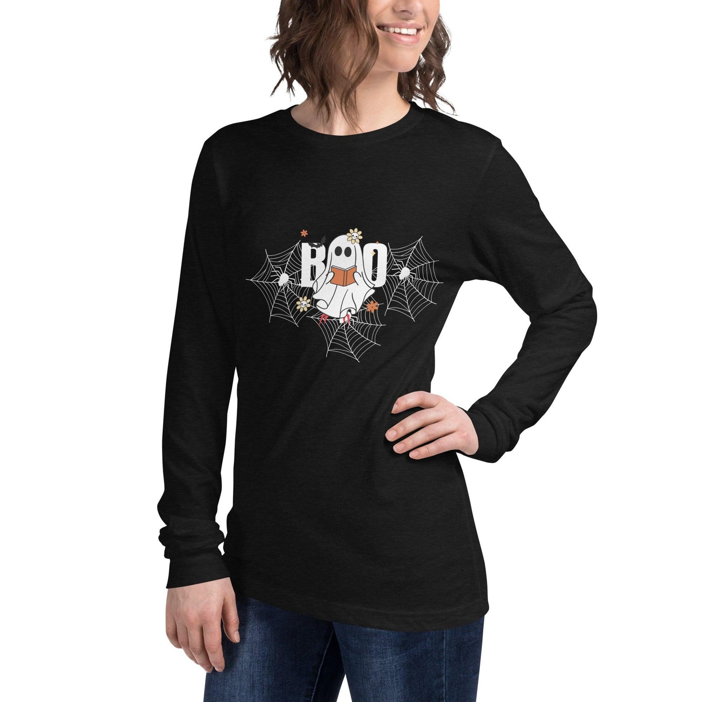 Boo Long Sleeve Tee - L & M Kee, LLC