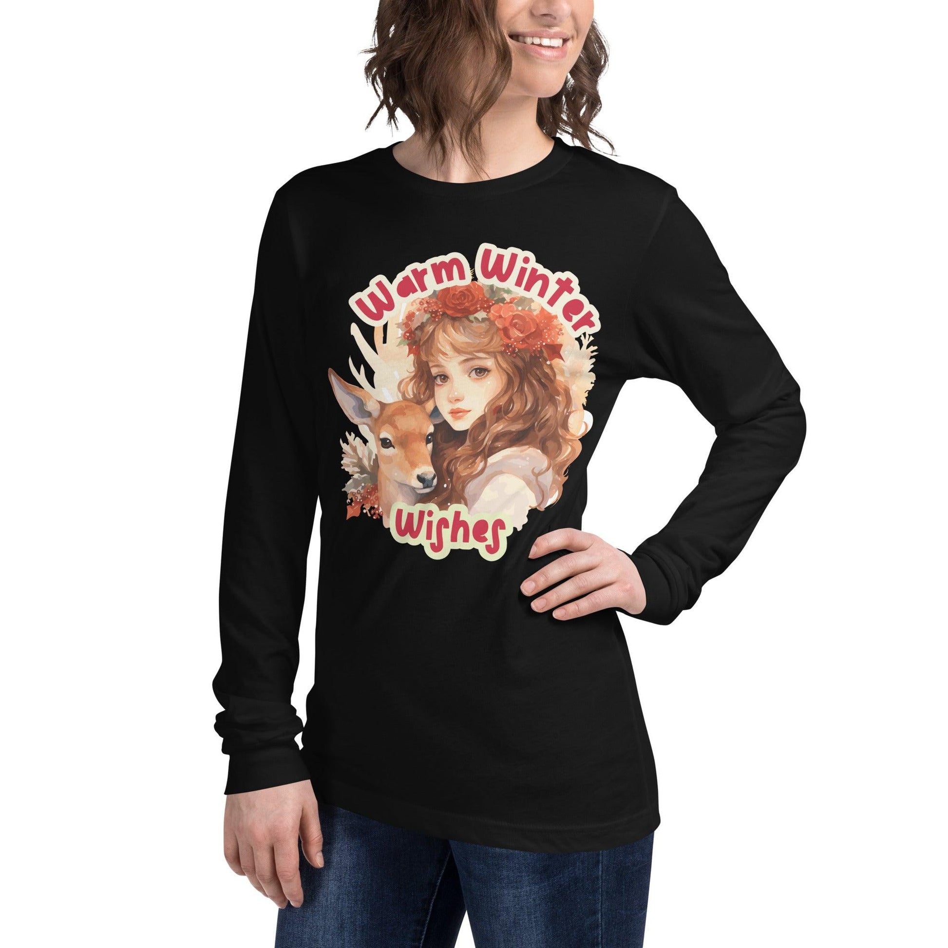 Warm Winter Wishes Unisex Long Sleeve Tee - L & M Kee, LLC