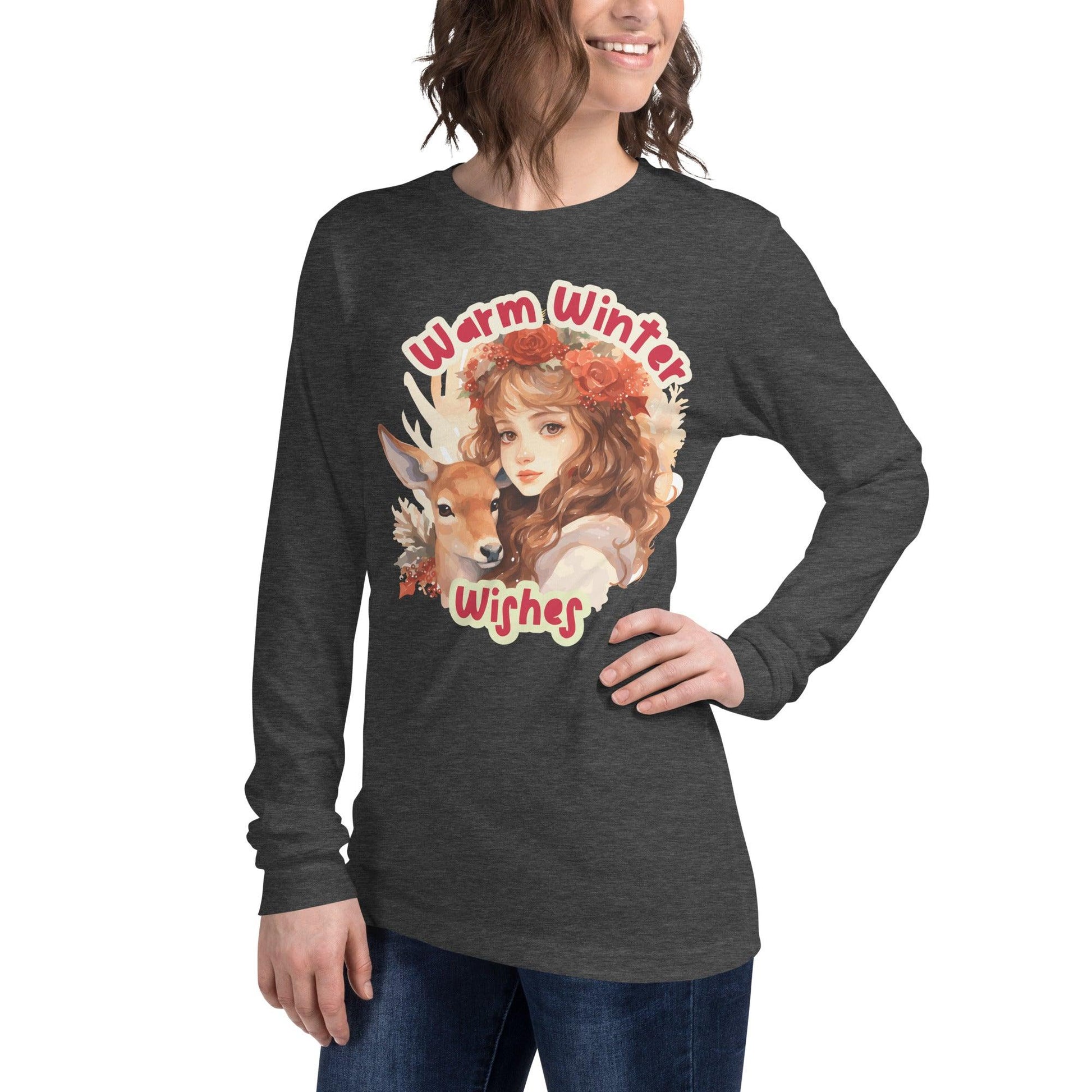 Warm Winter Wishes Unisex Long Sleeve Tee - L & M Kee, LLC