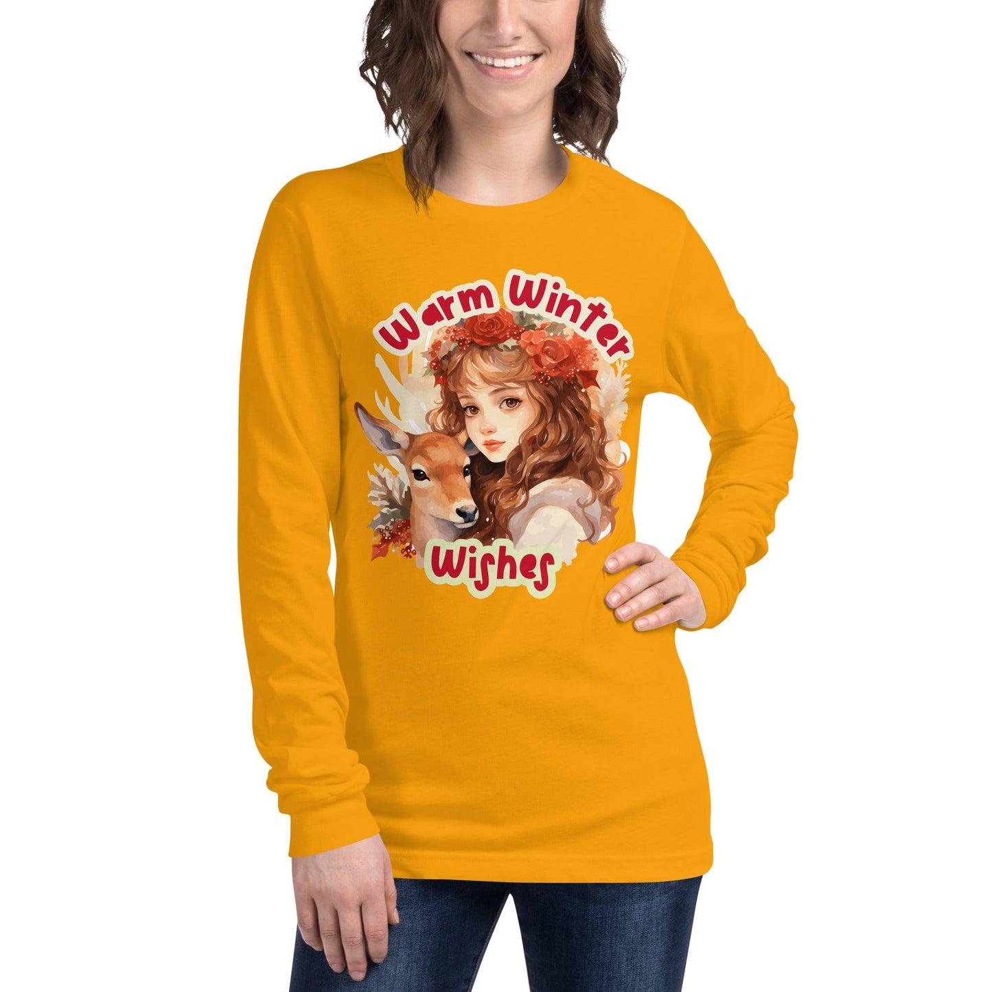 Warm Winter Wishes Unisex Long Sleeve Tee - L & M Kee, LLC