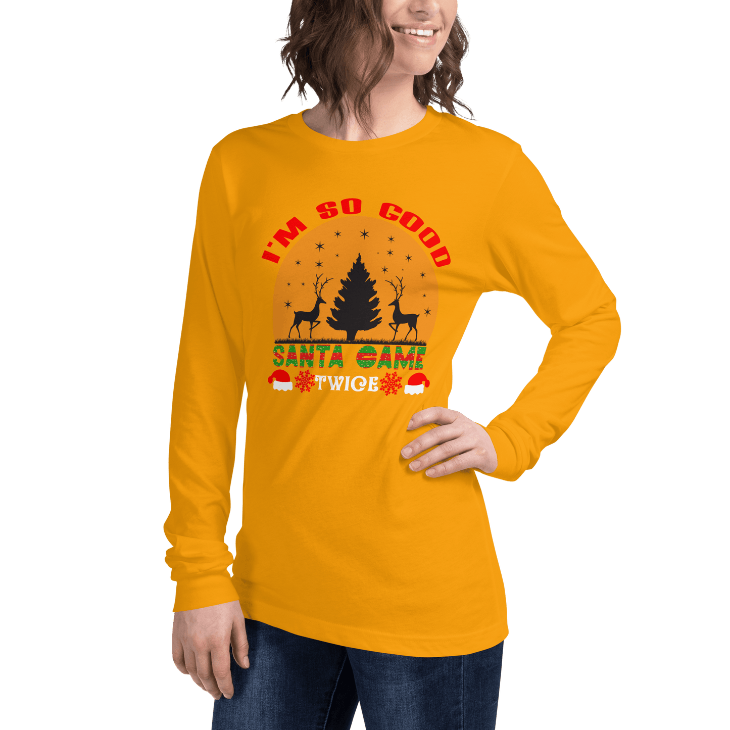 Santa Came Twice Long Sleeve Tee - L & M Kee, LLC