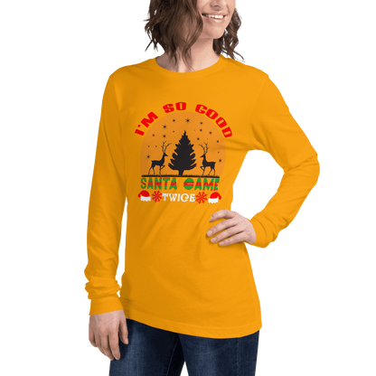 Santa Came Twice Long Sleeve Tee - L & M Kee, LLC