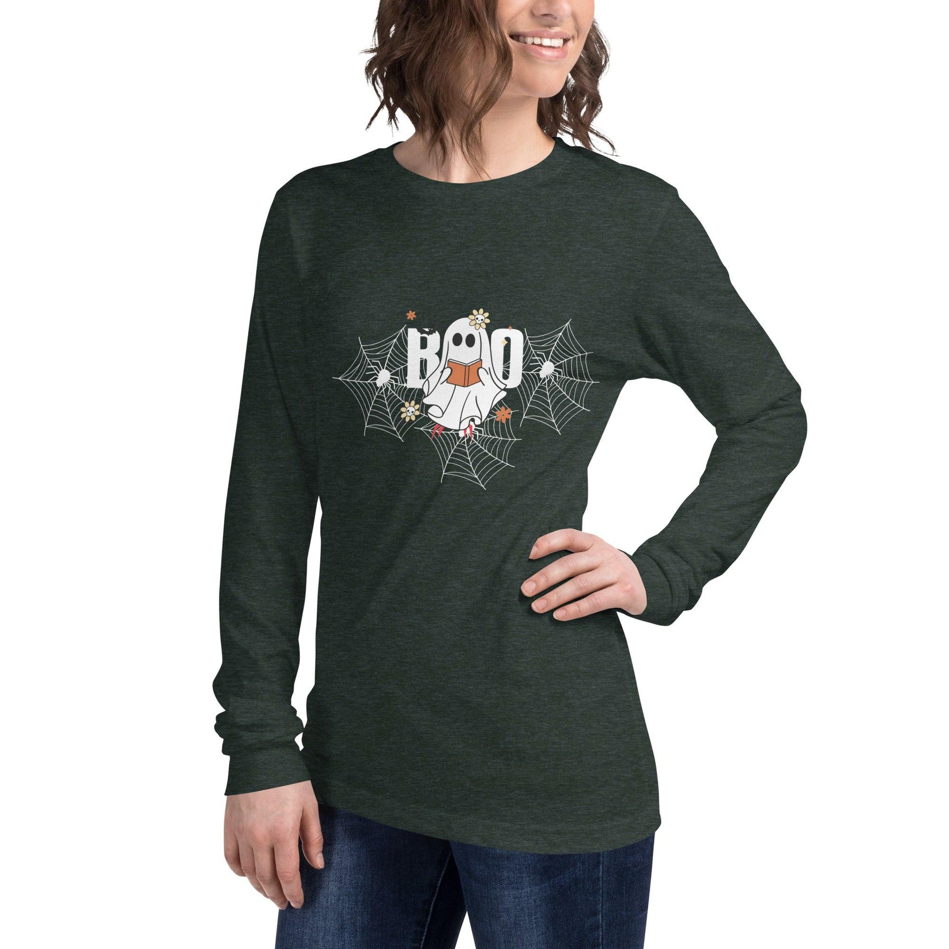 Boo Long Sleeve Tee - L & M Kee, LLC