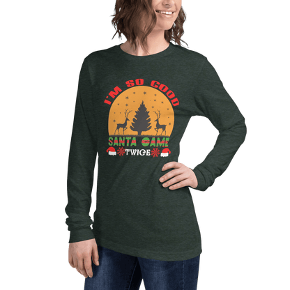 Santa Came Twice Long Sleeve Tee - L & M Kee, LLC