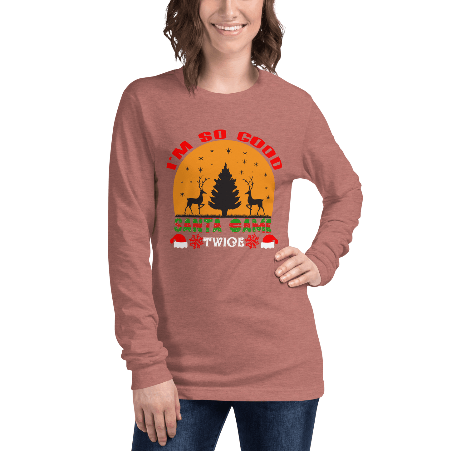 Santa Came Twice Long Sleeve Tee - L & M Kee, LLC