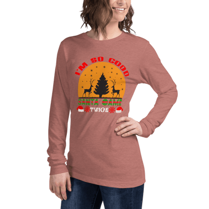 Santa Came Twice Long Sleeve Tee - L & M Kee, LLC