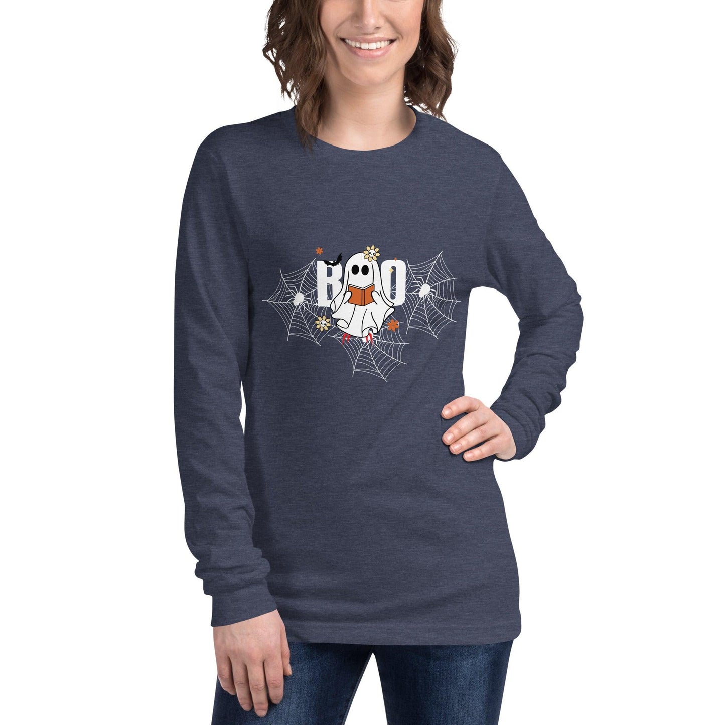 Boo Long Sleeve Tee - L & M Kee, LLC