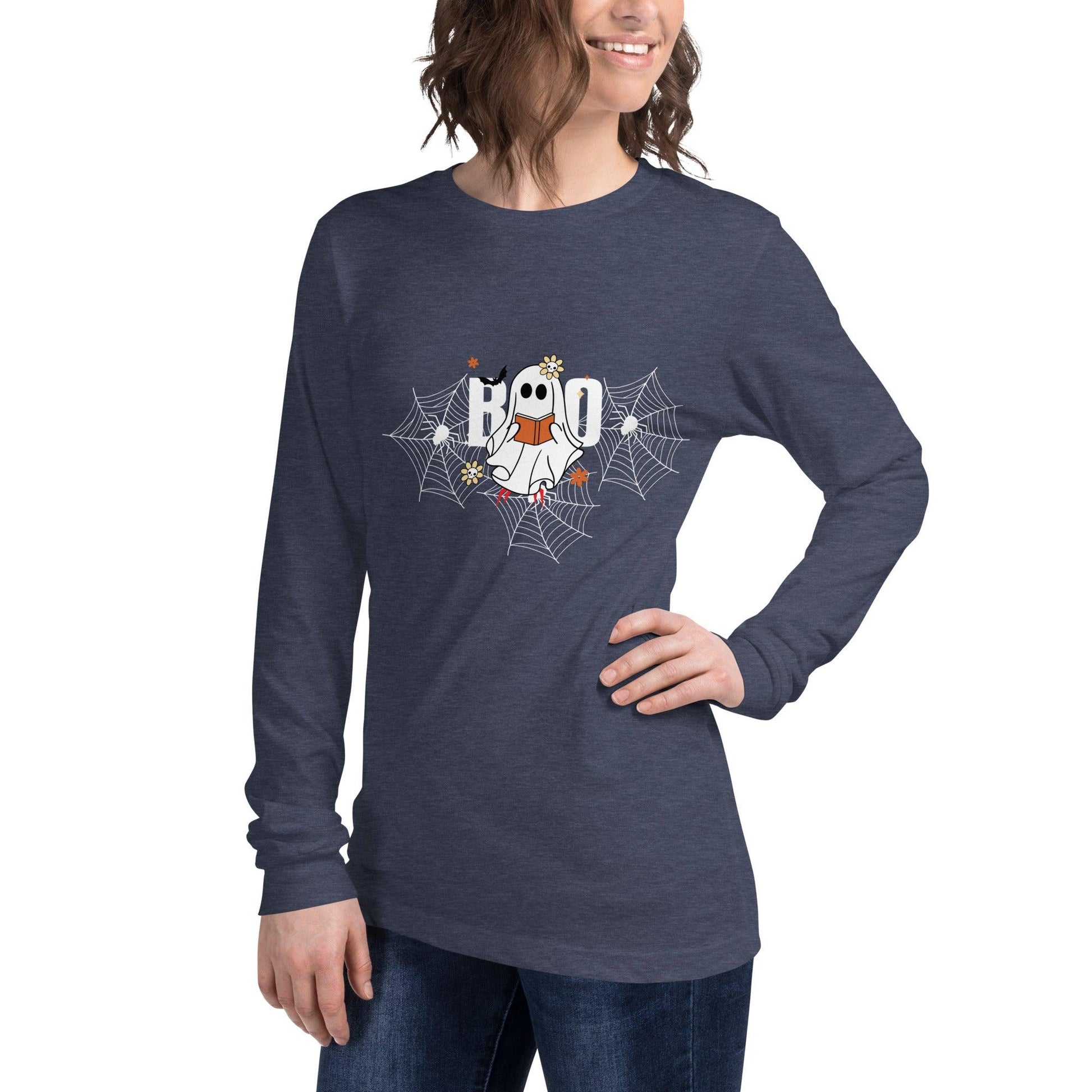 Boo Long Sleeve Tee - L & M Kee, LLC