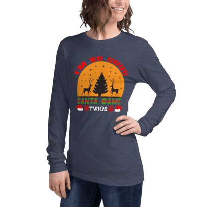 Santa Came Twice Long Sleeve Tee - L & M Kee, LLC