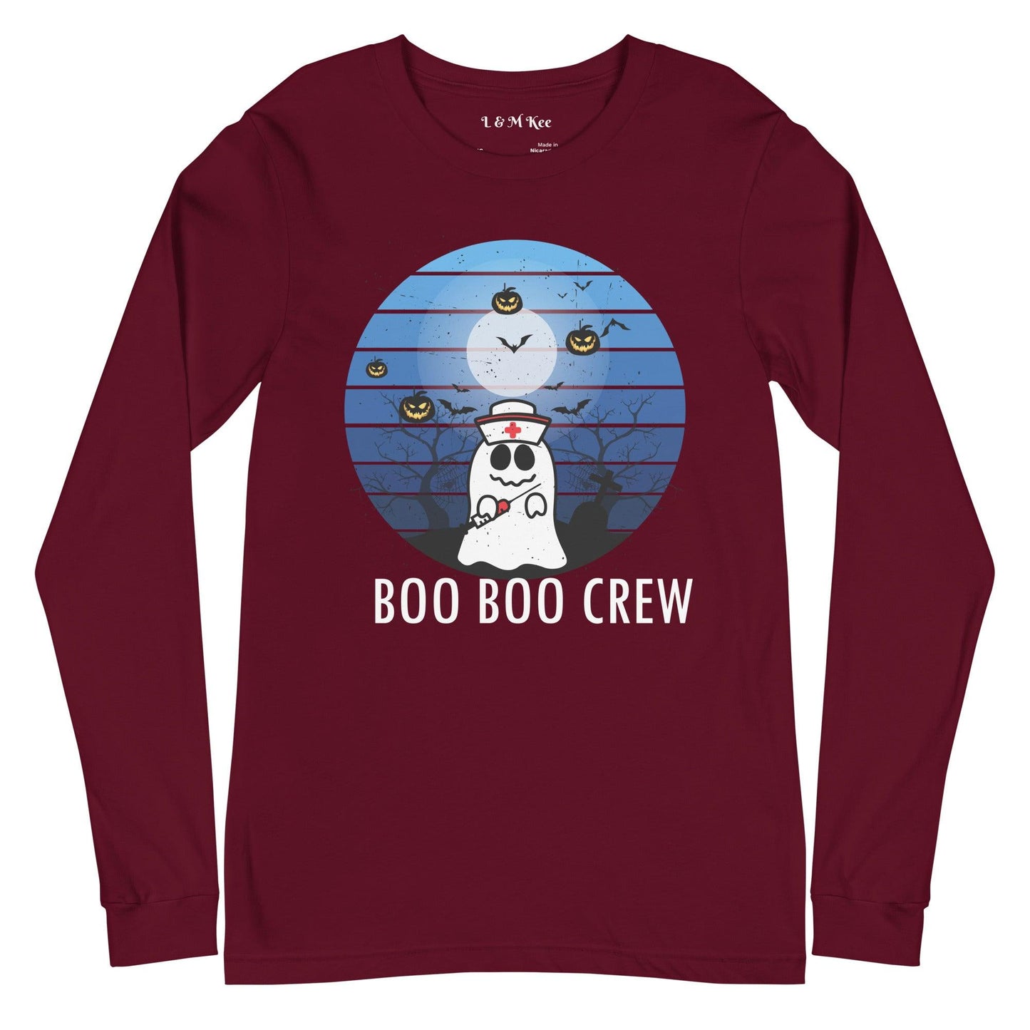 Boo Boo Crew Unisex Long Sleeve Tee - L & M Kee, LLC