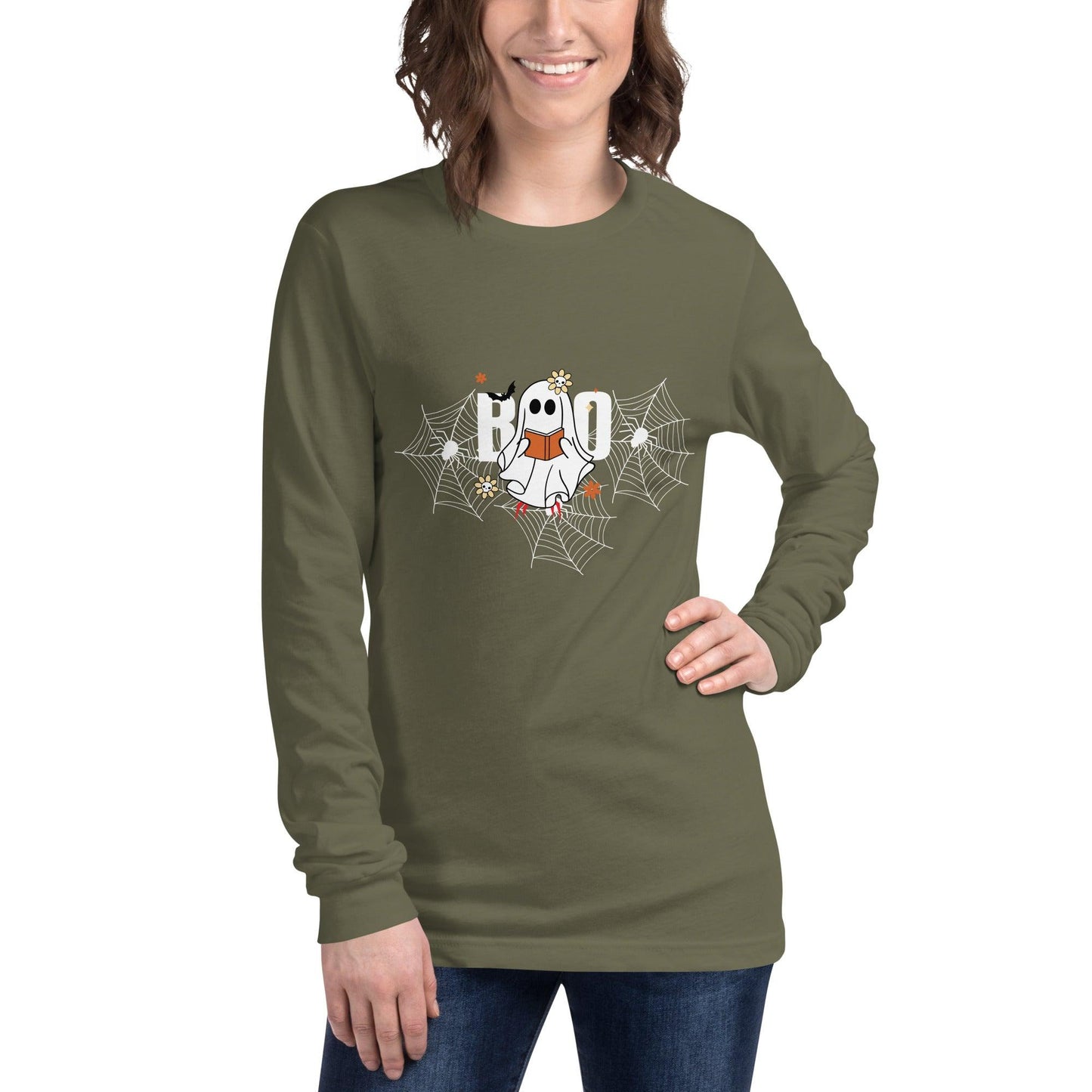 Boo Long Sleeve Tee - L & M Kee, LLC