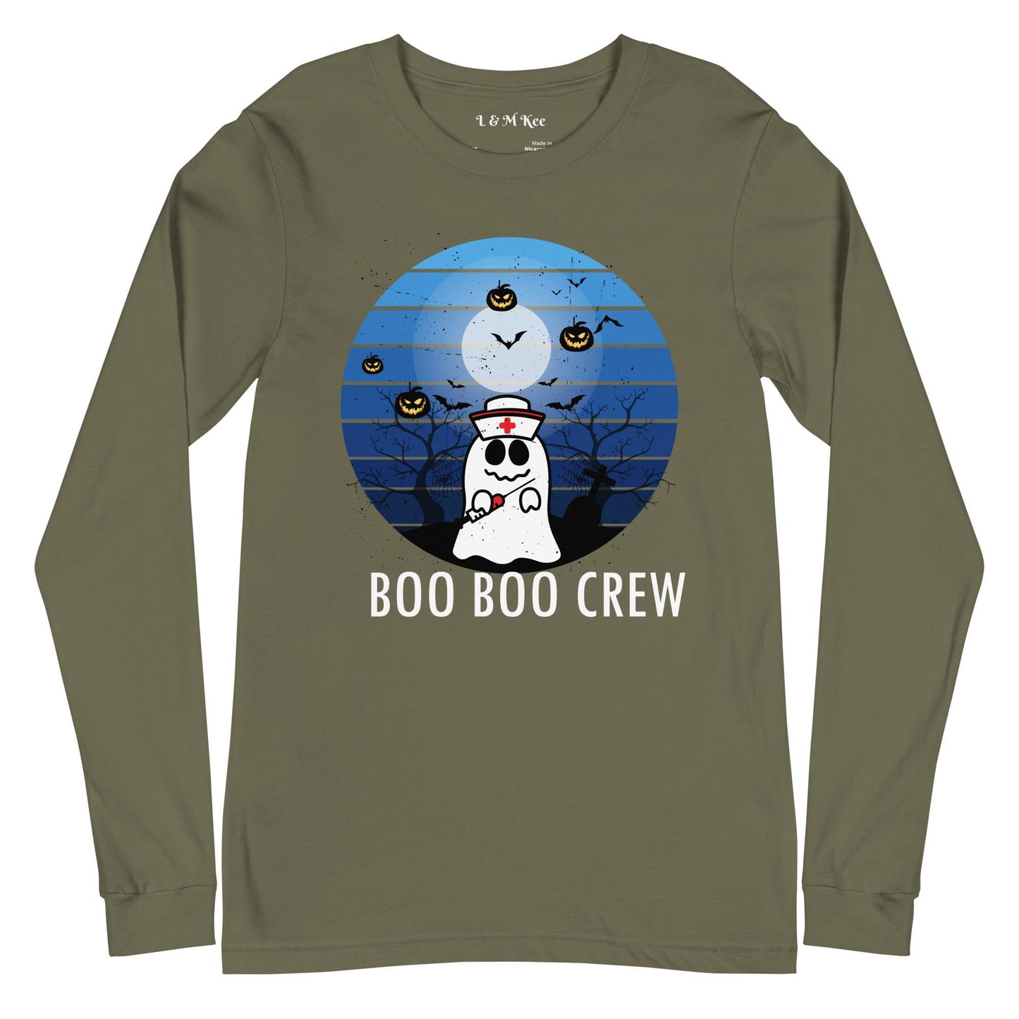 Boo Boo Crew Unisex Long Sleeve Tee - L & M Kee, LLC