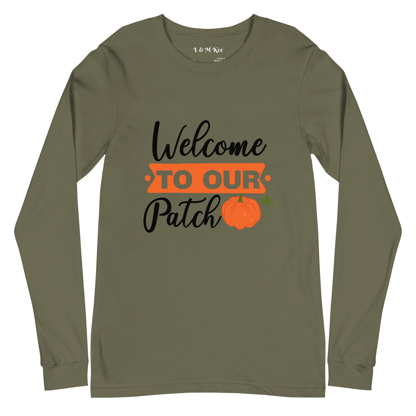 Welcome to our Patch Unisex Long Sleeve Tee