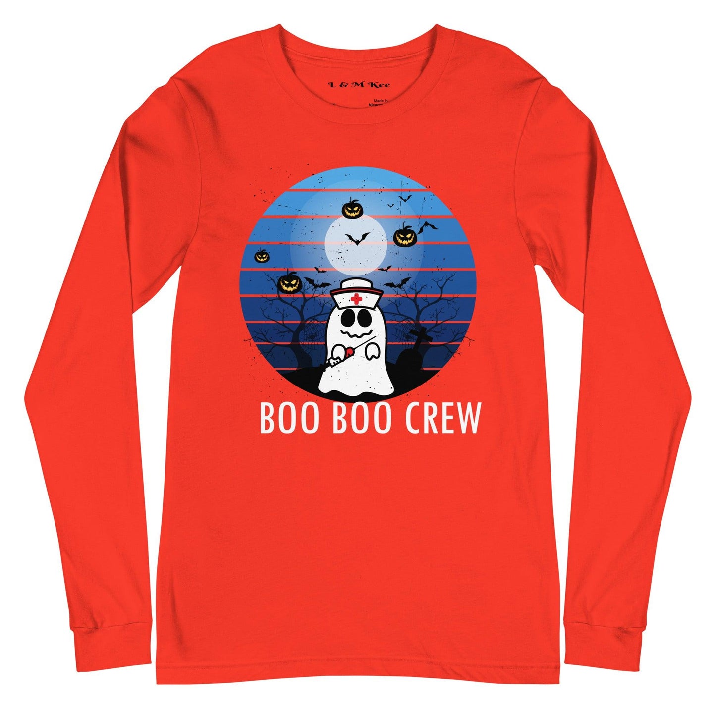 Boo Boo Crew Unisex Long Sleeve Tee - L & M Kee, LLC