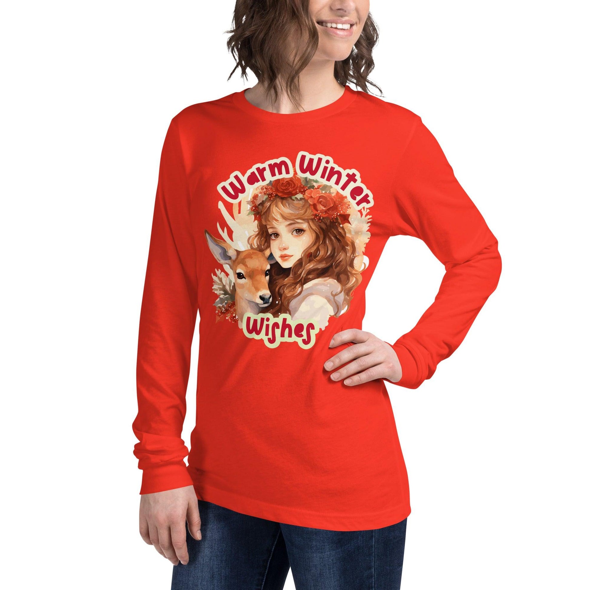 Warm Winter Wishes Unisex Long Sleeve Tee - L & M Kee, LLC