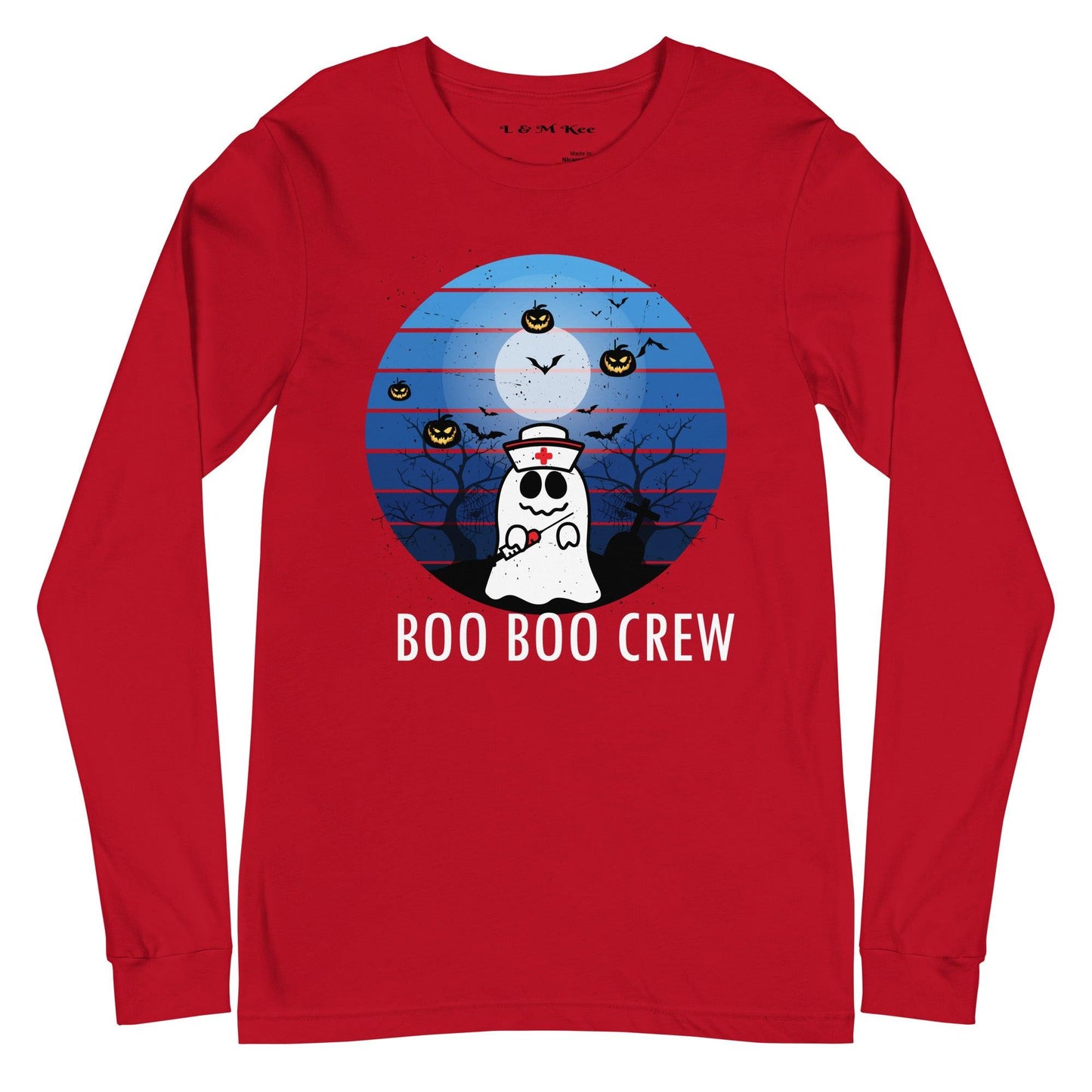 Boo Boo Crew Unisex Long Sleeve Tee - L & M Kee, LLC