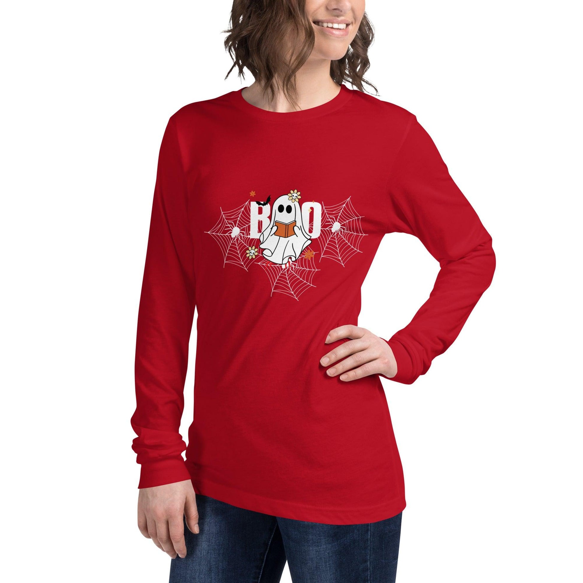 Boo Long Sleeve Tee - L & M Kee, LLC