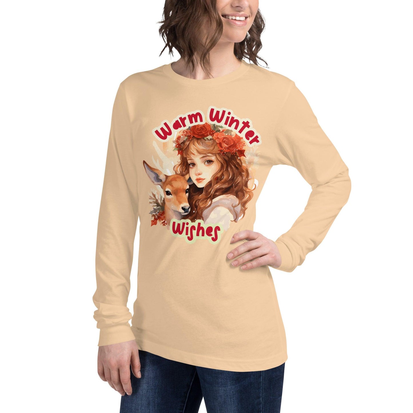 Warm Winter Wishes Unisex Long Sleeve Tee - L & M Kee, LLC