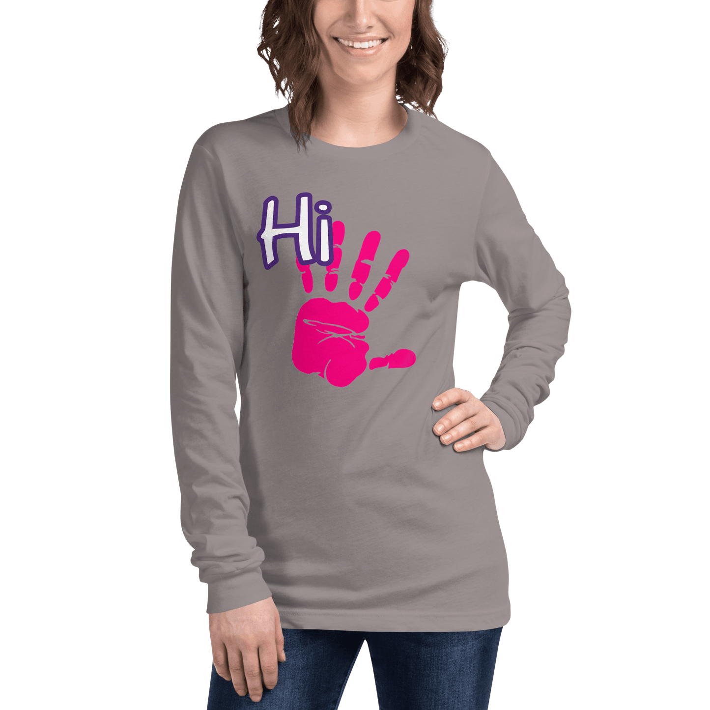 Hi Long Sleeve Tee - L & M Kee, LLC