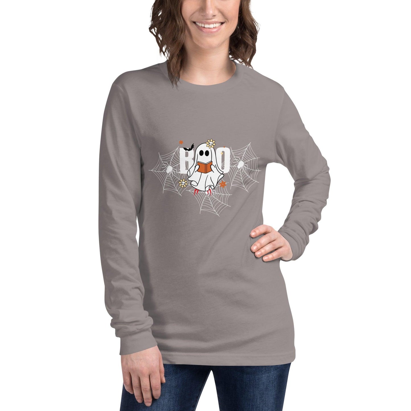 Boo Long Sleeve Tee - L & M Kee, LLC